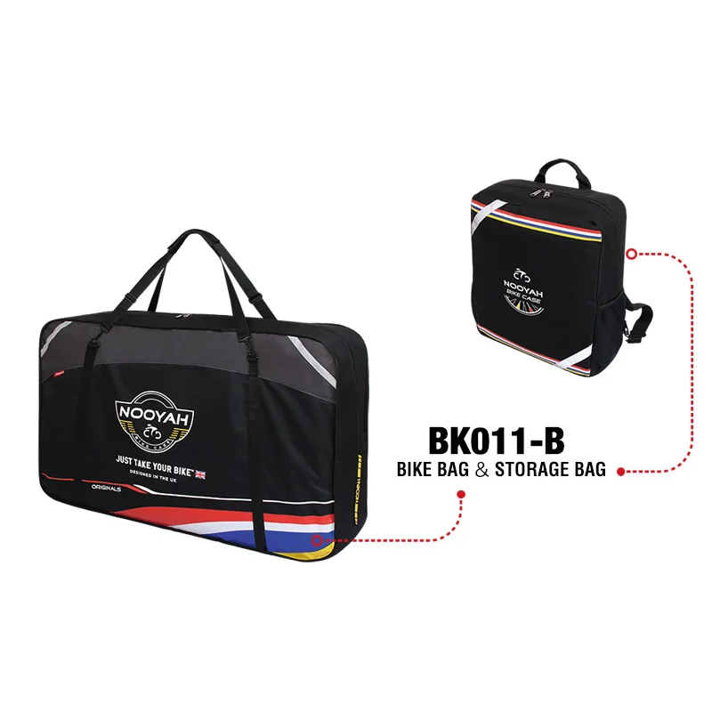 NOOYAH 自転車輸送バッグ 自転車旅行バッグ MTB ロードバイク 保護