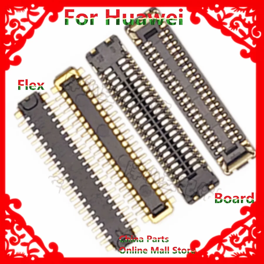 40pin 10-100Pcs/Lot For Huawei P9 NOVA2PLUS Plus Head 5 Nova2 Nova Plus Inline connector cable on motherboard Flex