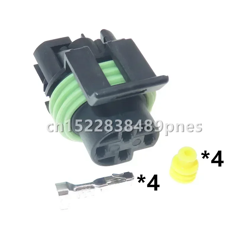4 Pole 12065298 Metri-Pack 150 Sealed Electrical Socket Oxygen Sensor Wiring Harness Connector