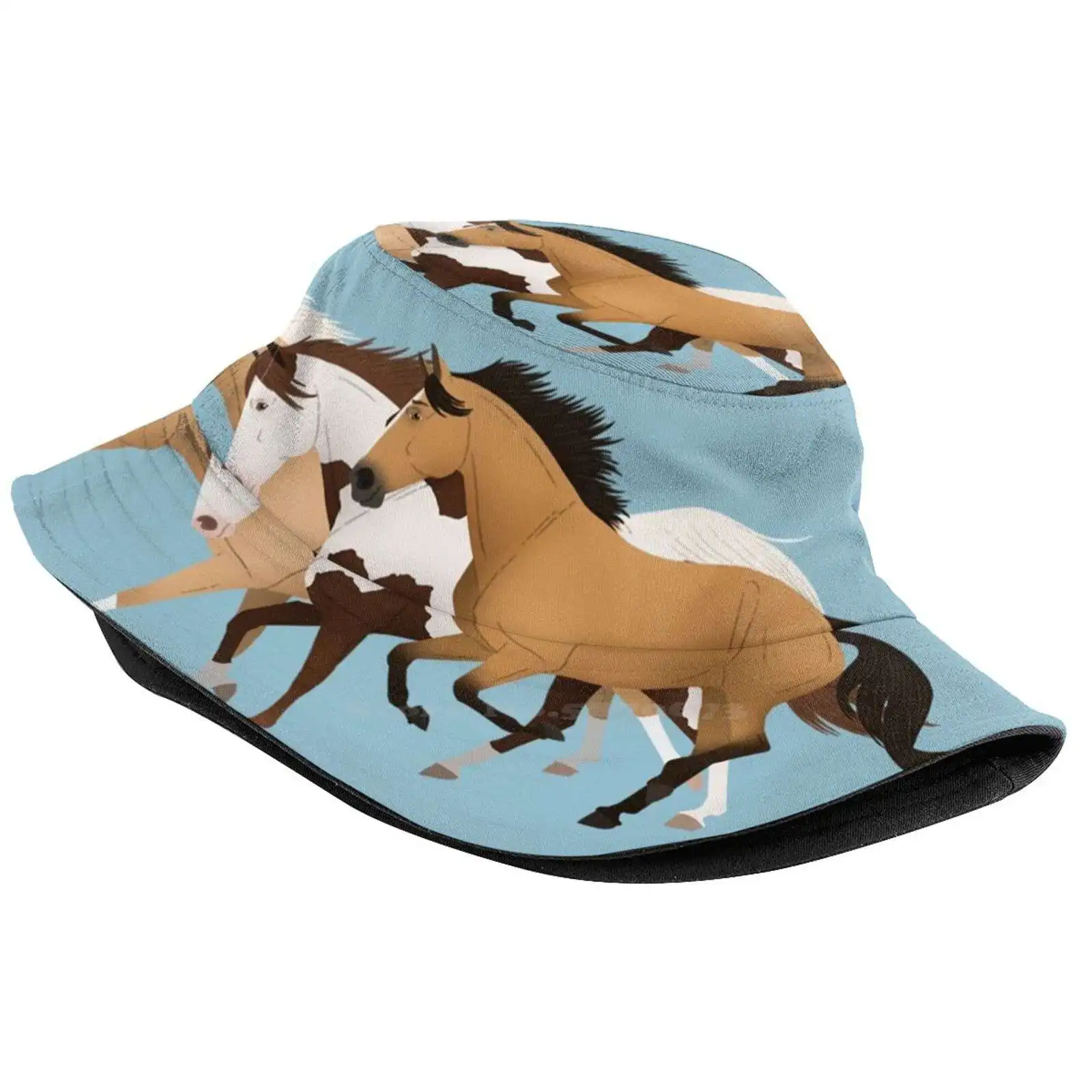 Spirit Riding Free Group-Equine Rampaige Causal Cap Buckets Hat Spiritridngfree Ridingfree Galloping Horses Equine Equestrian