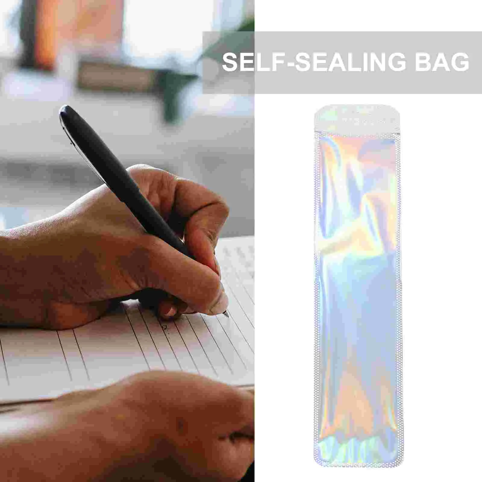 50 ชิ้น 1 ชุด/50 ชิ้น (65*24 เงิน (50 ชิ้น)) ถุงปิดผนึกแบบใช้ซ้ําได้ Self ยาวบรรจุภัณฑ์