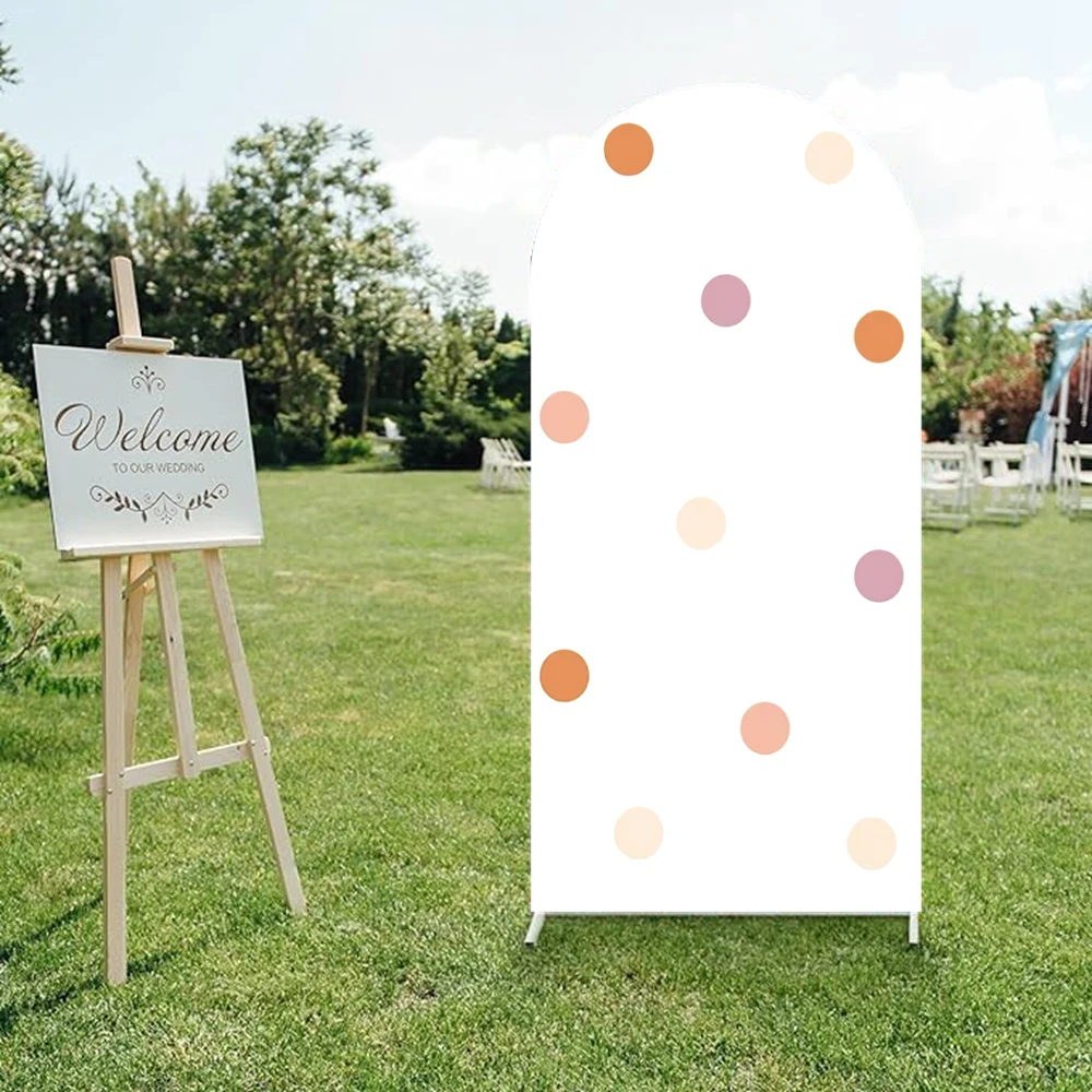 Mochicka بوهو قوس قزح خلفية مجردة المشهد الزفاف عيد ميلاد كيارا قوس خلفية غطاء مقوس النسيج خلفية الدعامة