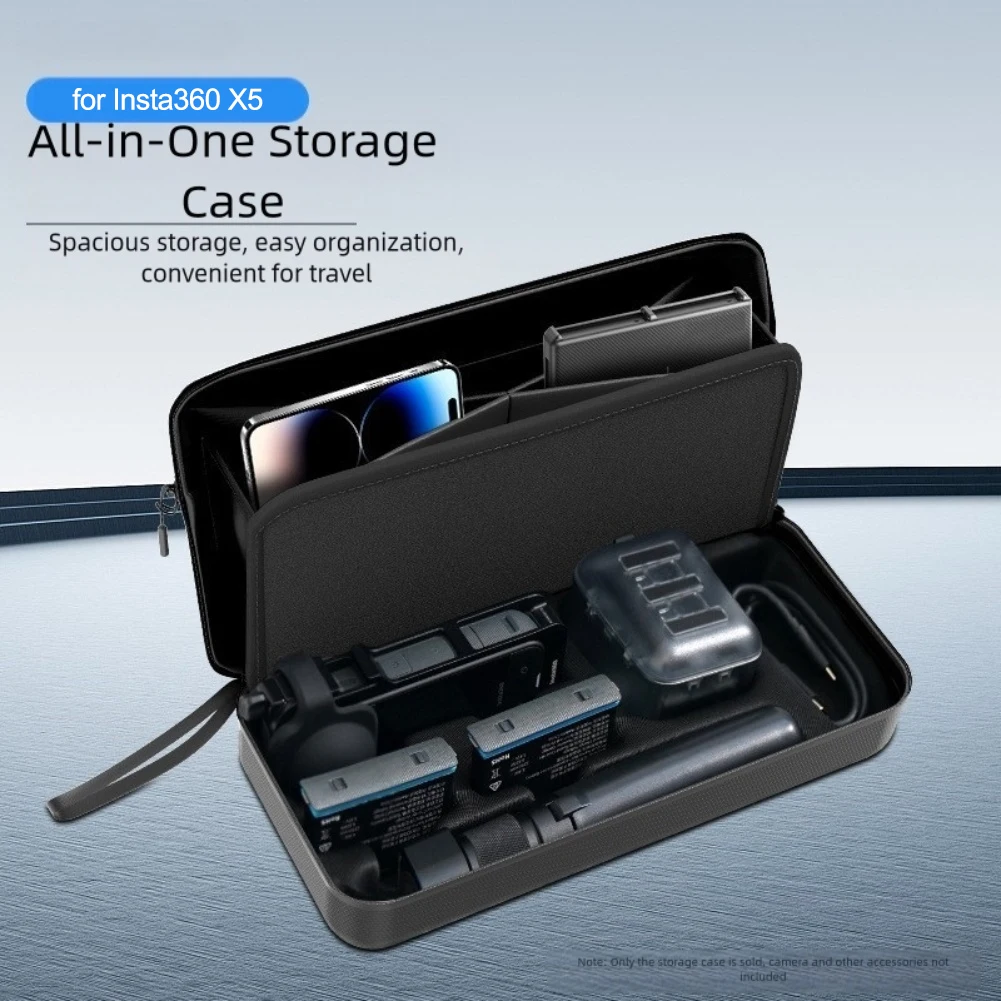 

Универсальная водонепроницаемая противоударная защитная сумка для камеры Insta360 X5, портативный чехол для переноски