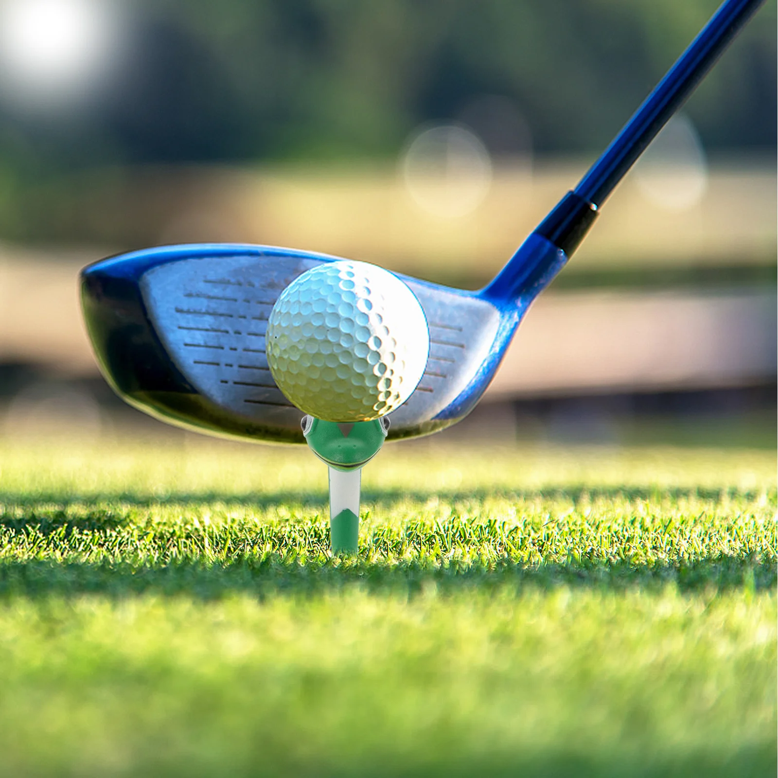 6 個の丈夫なゴルフティー耐久性のあるプラスチックボールホルダーデザイン練習用品ゴルフティーゴルフスパイク