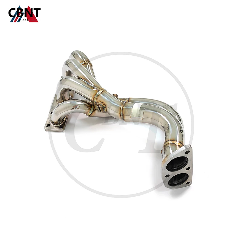 CBNT Exhaust Manifold Pipe SS304 Stainless Steel High Performance Exhaust-pipe System for BMW N42 N46 E90 318i 320i 2.0T