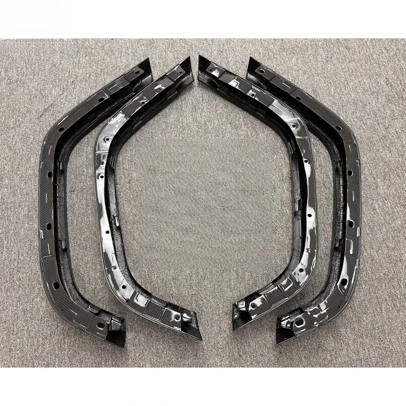 Reliable Dry Carbon Fiber Flares Wheel Eyebrow Arches Fit W464 2019-2024 Auto Exterior Modification Accessories