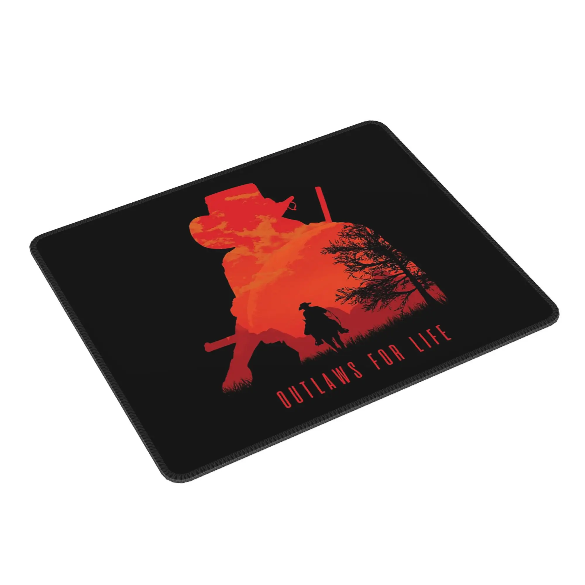 

Outlaws for life Mouse Pad Computer Keyboard Mouse Mat Gamer PC Laptop Desk Mat Office Accessories Table Mats