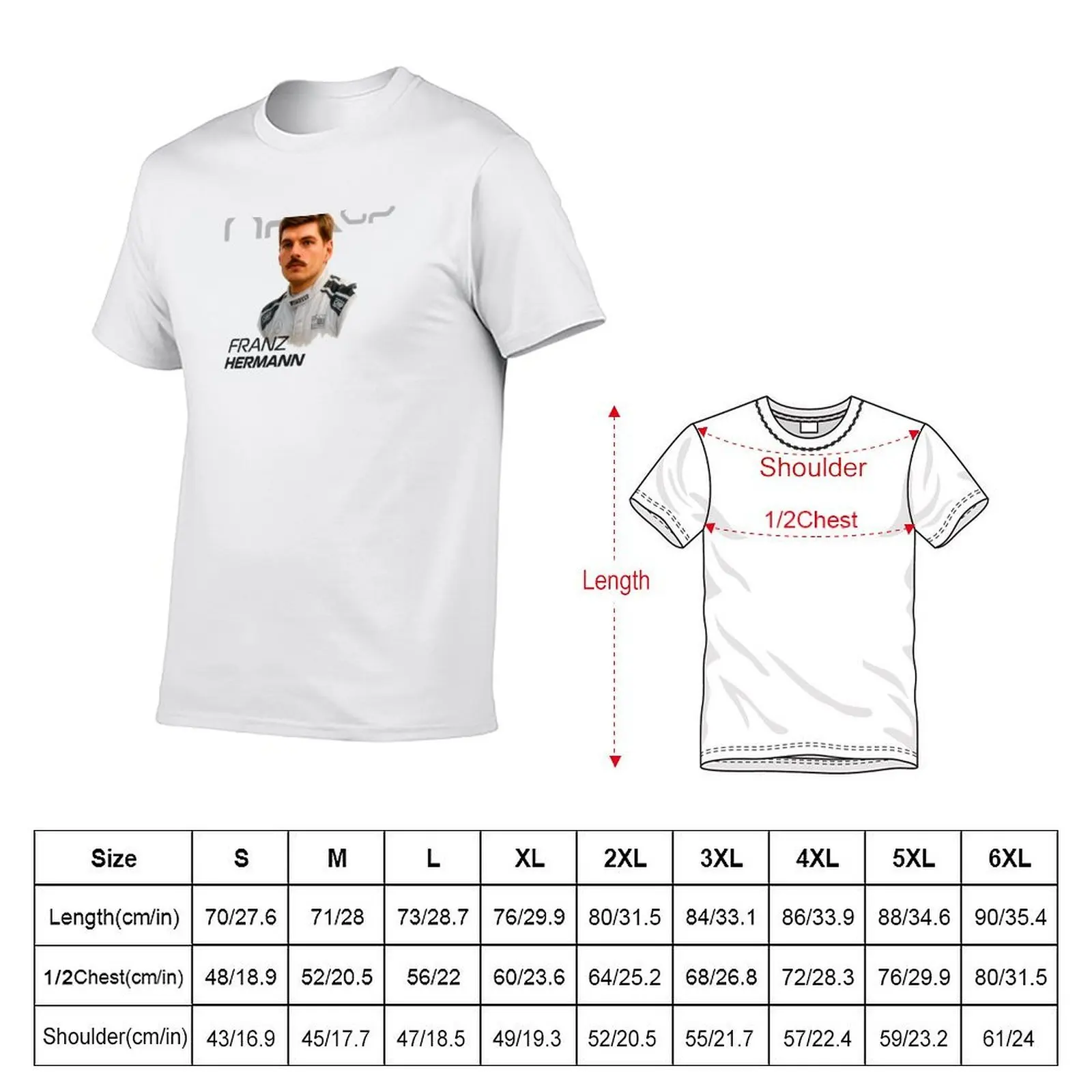 T-Shirt man t t summer shirt F1 t men Driver man APXGP man Franz for shirts cotton Hermann shirts Profile