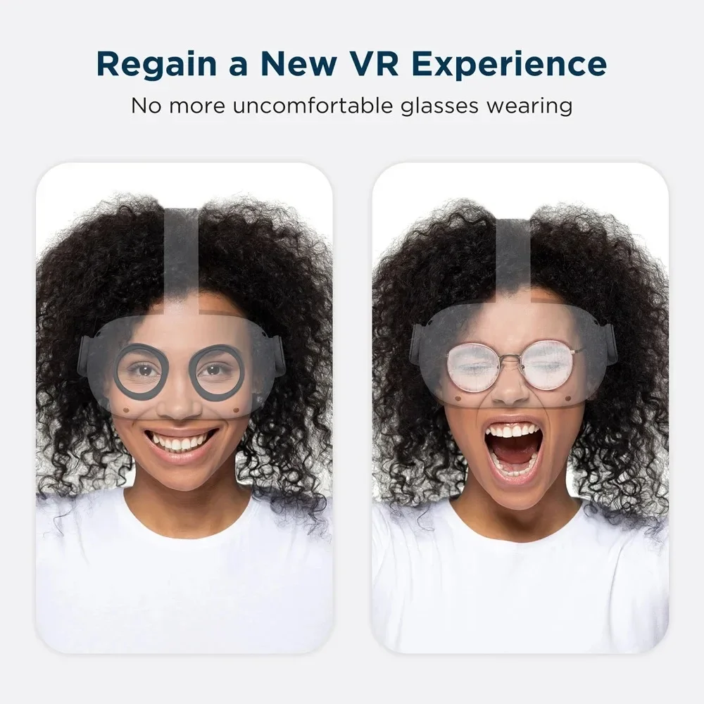 Per Oculus Quest 2/Meta Quest 3S Lente Miopia Occhiali Magnetici Anti Blu Occhiali Telaio Sostituzione Rapida VR Lenti Da Vista