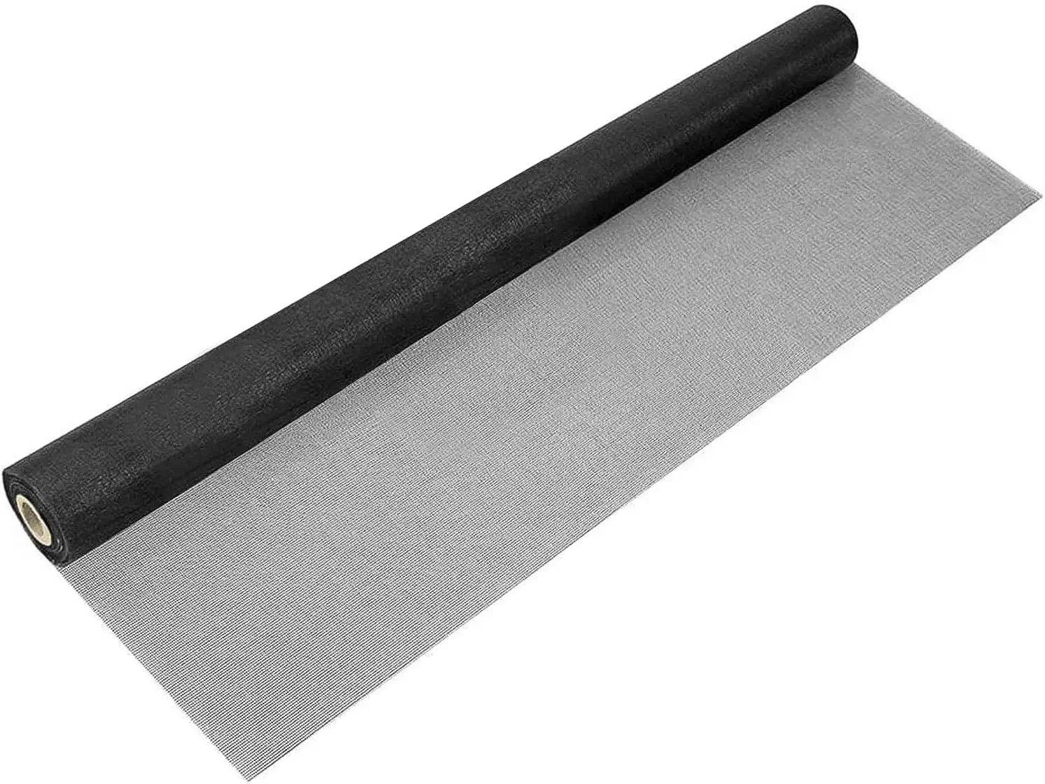 

Adjustable Fiberglass Screen Roll, 59"x100' DIY Replacement Mesh for Patio Doors and Windows in Black