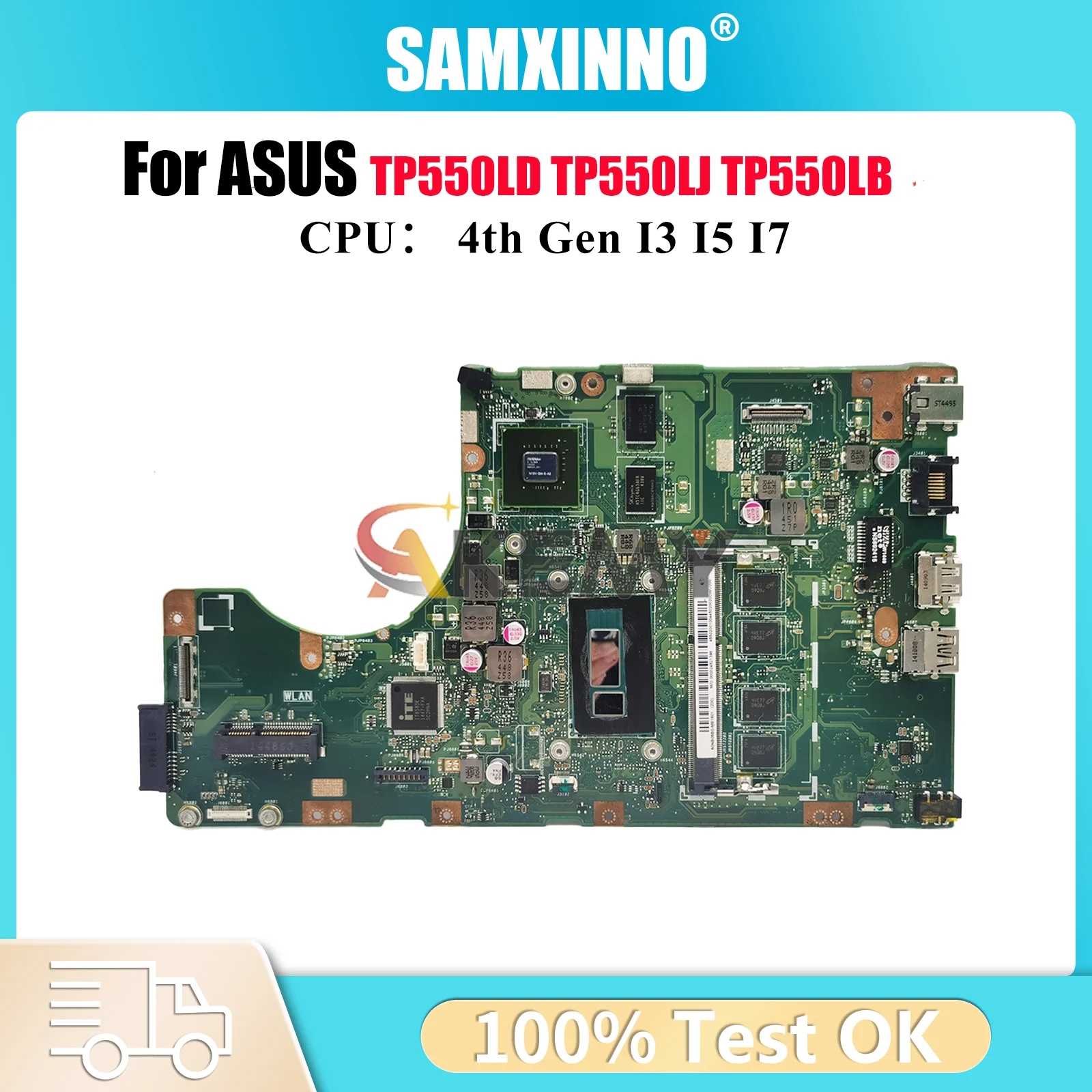 

TP550LD Материнская плата для ноутбука ASUS VivoBook Flip TP550LD TP550LAB TP550LN TP550LJ TP550L J550L TP550LB Материнская плата I3 I5 I7 CPU