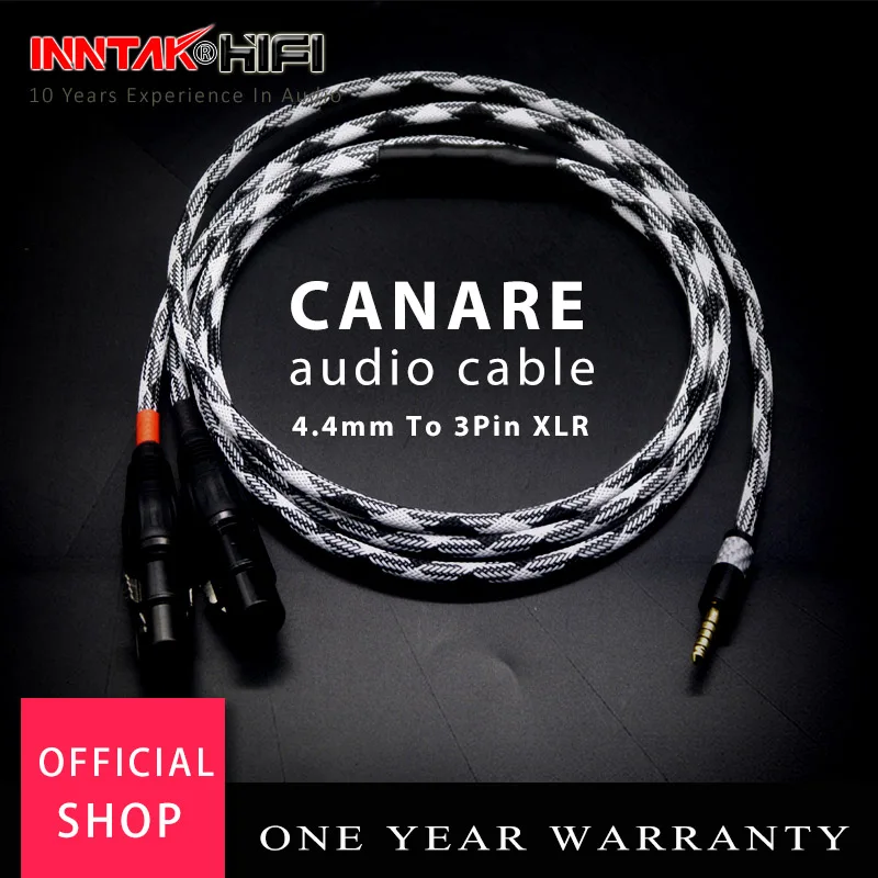 HIFI Balance 4.4mm To 2 XLR Female / 4.4mm To 2 XLR Male Audio Cable JAPAN Canare Audio cable  / 0.5m 1m 1.5m 2m 3m 5m NO1107