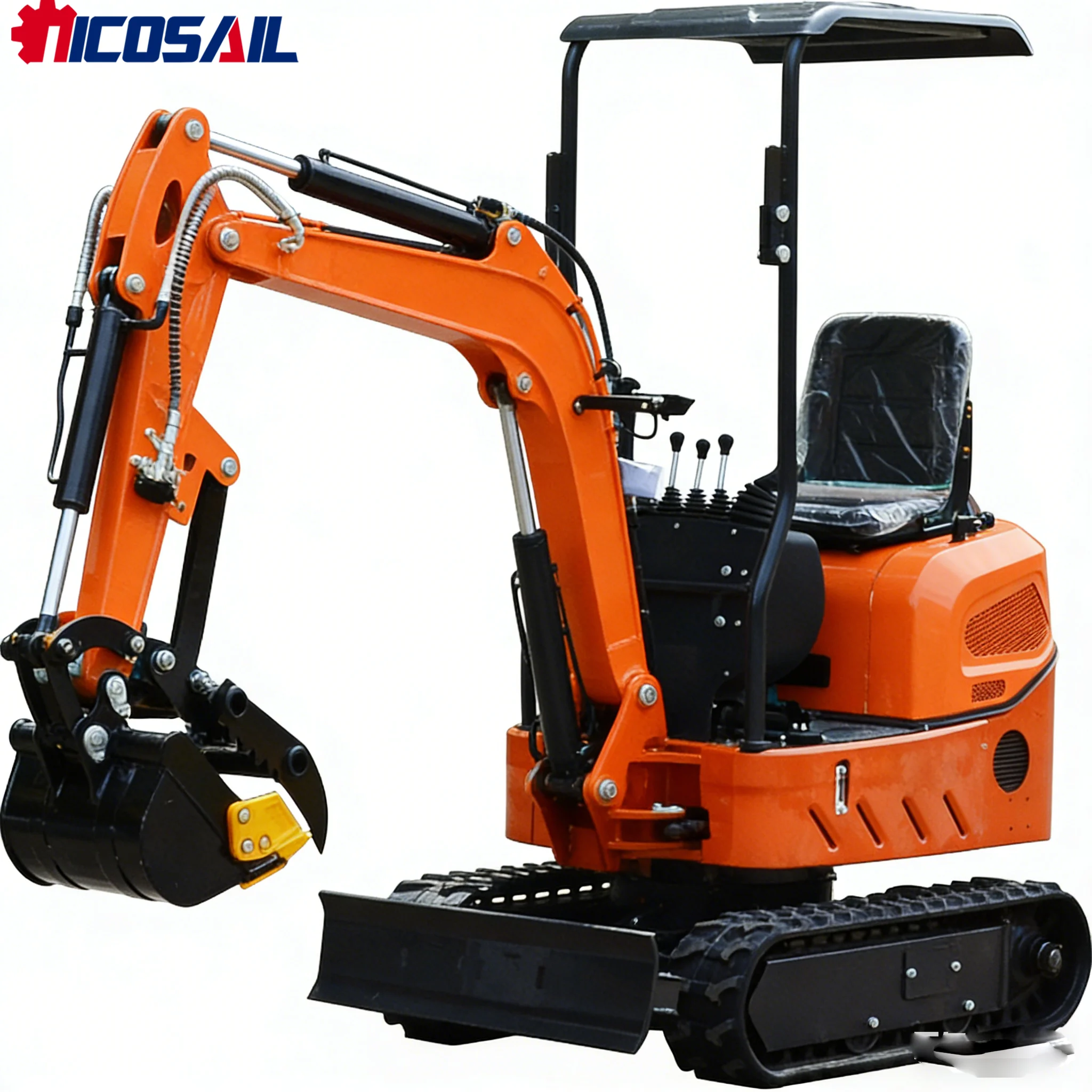 

Overseas Hot Sale 1200kg Mini Excavator - CE EPA Certified Construction Machinery