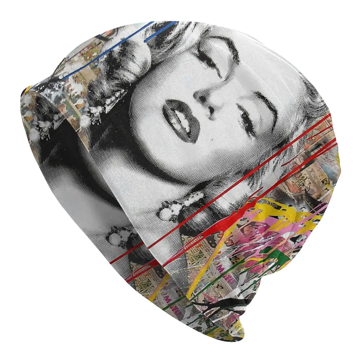 

Сексуальная Женская Мэрилин Монро, сексуальная богиня, осенние женские теплые облегающие шапки, двухслойная ветрозащитная шапка, шапки