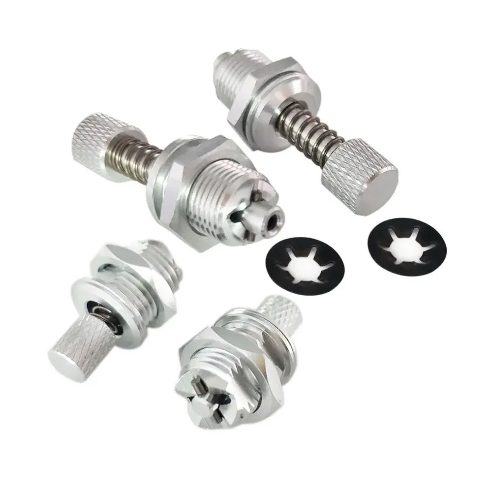 1Pc  Heavy Duty Aluminum Cowl Lock Set Push Button Latch Locks For RC Boat Model Three Size