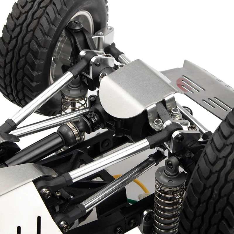 High Quality Stainless Steel Front and Rear Axle Guard Plate for 1/10 RC Crawler Car TAMIYA CC02