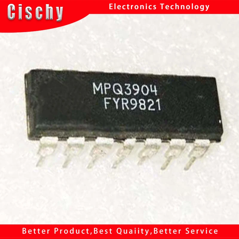 1pcs/lot MPQ3904 3904 DIP-14 In Stock