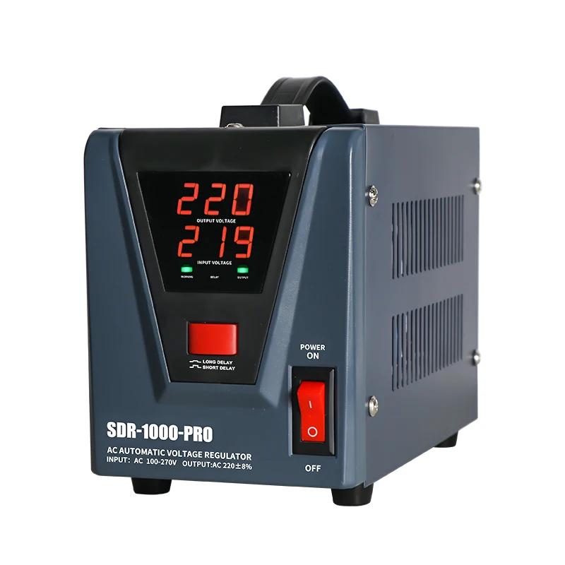 

1000VA Relay Digital AC Single Phase 220V AVR Automatic Voltage Regulators Stabilizers 1KVA