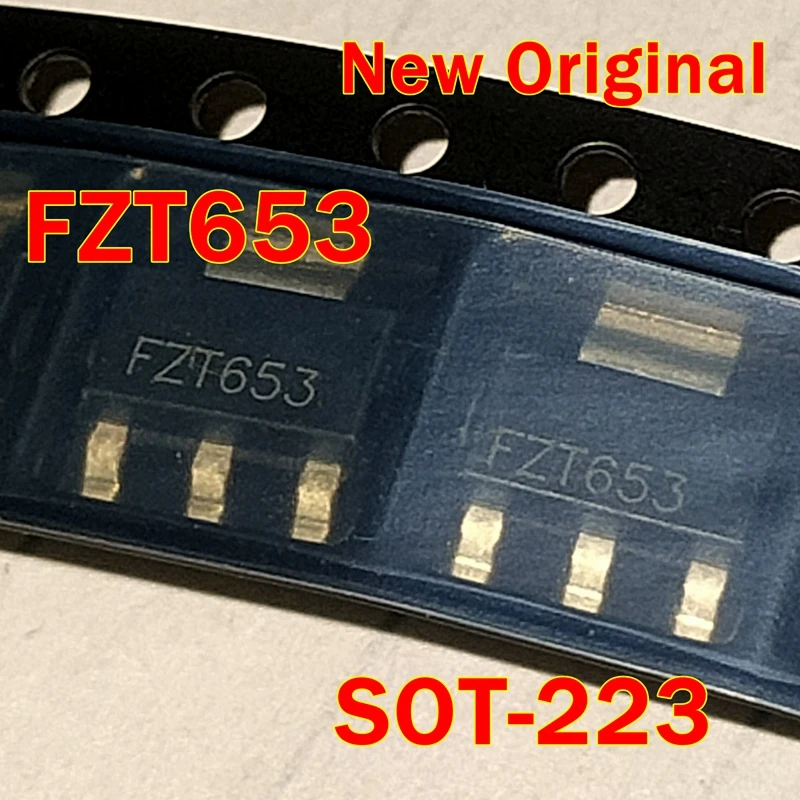 

1pcs to 100pcs FZT653TA FZT653 SOT-223 New Original NPN SILICON PLANAR HIGH PERFORMANCE TRANSISTOR