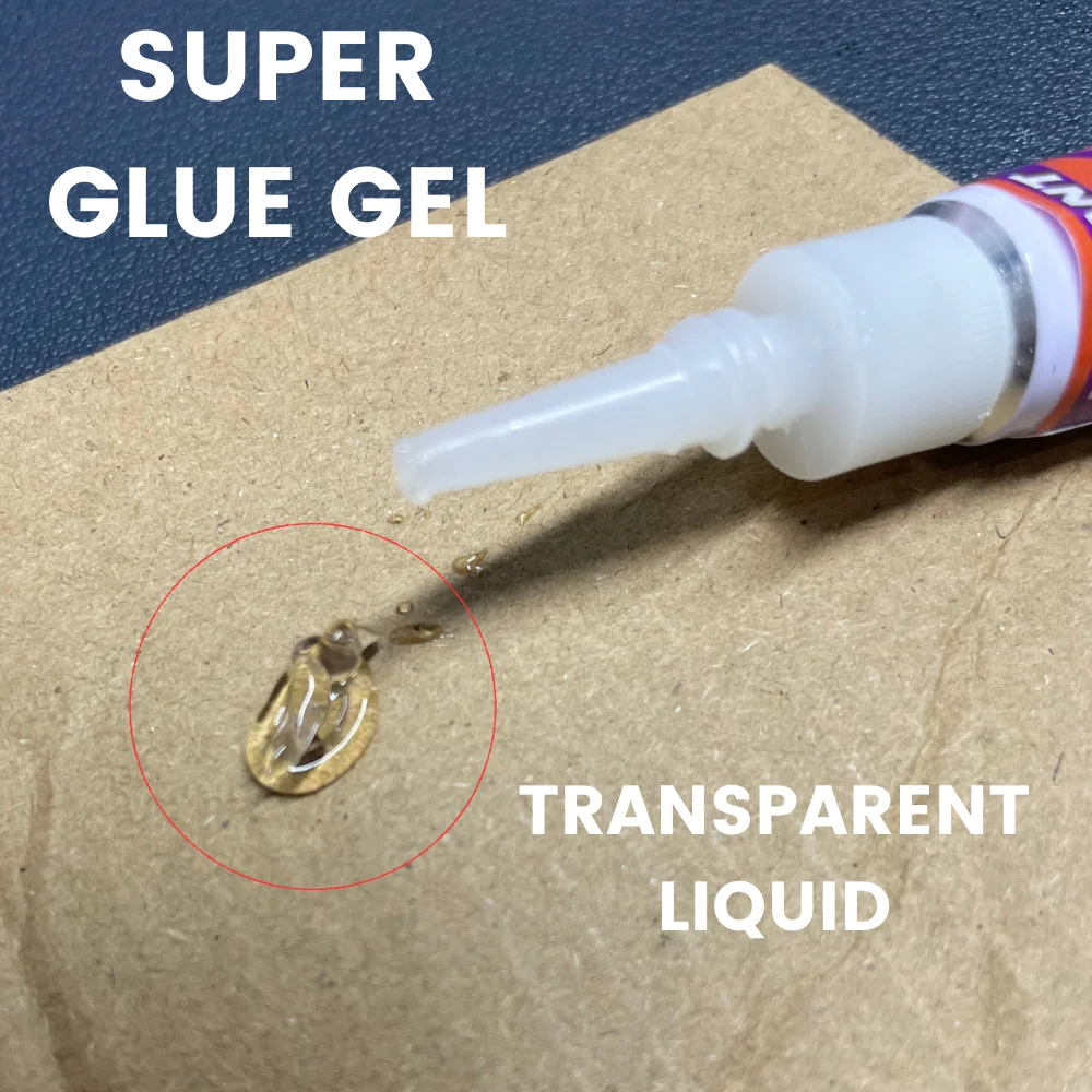 Superkleber-Gel – universeller Schnellfix-Kleber für Schuhe, Glas, Schmuck, PVC, Heimwerkerarbeiten – schnell trocknende und langlebige Bindung