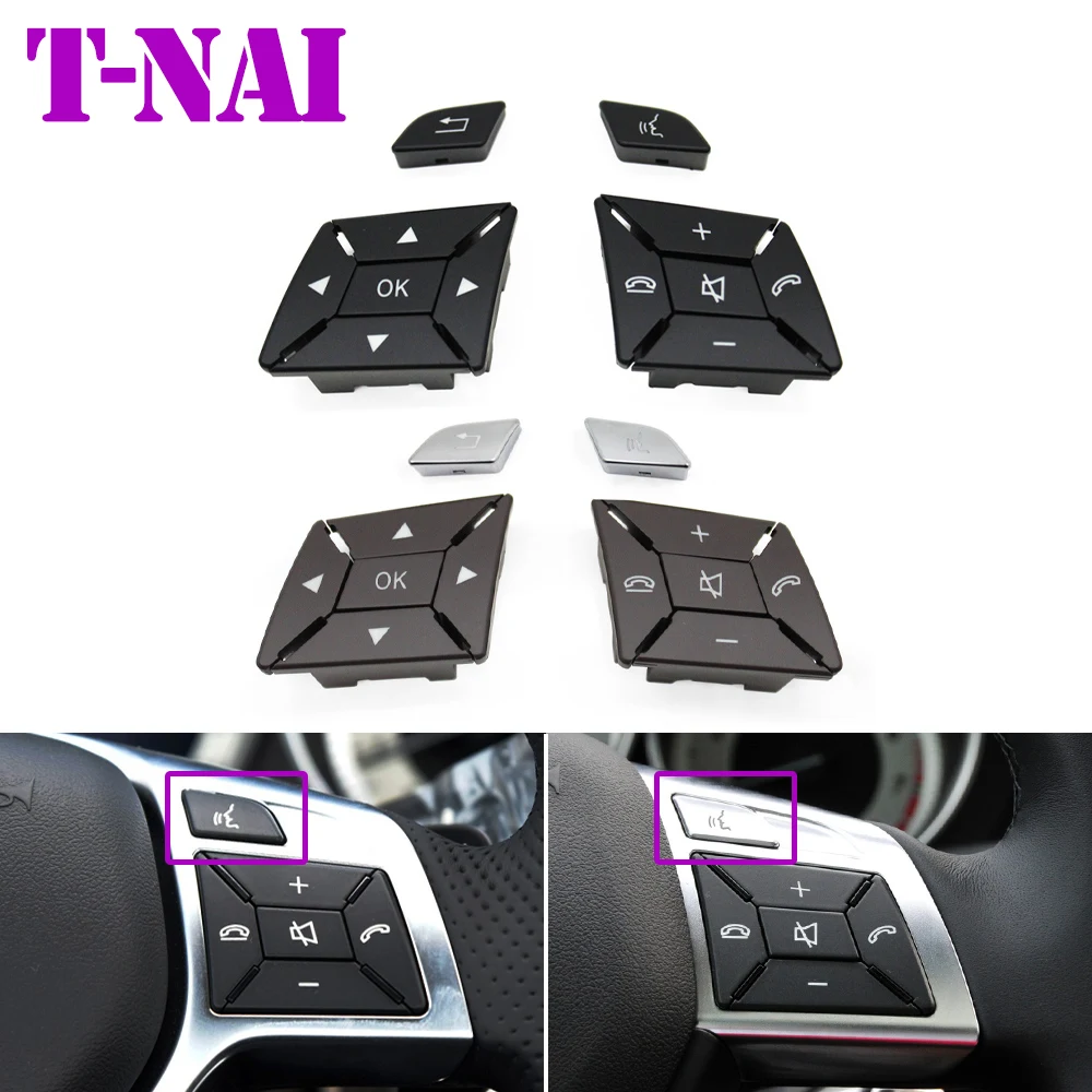 Car Left Right Steering Wheel Switch Buttons For BENZ C GLK E CLA GLA B CLS SLK SLC C204 GLK204 W207 W212 W246 W156 W218 W172