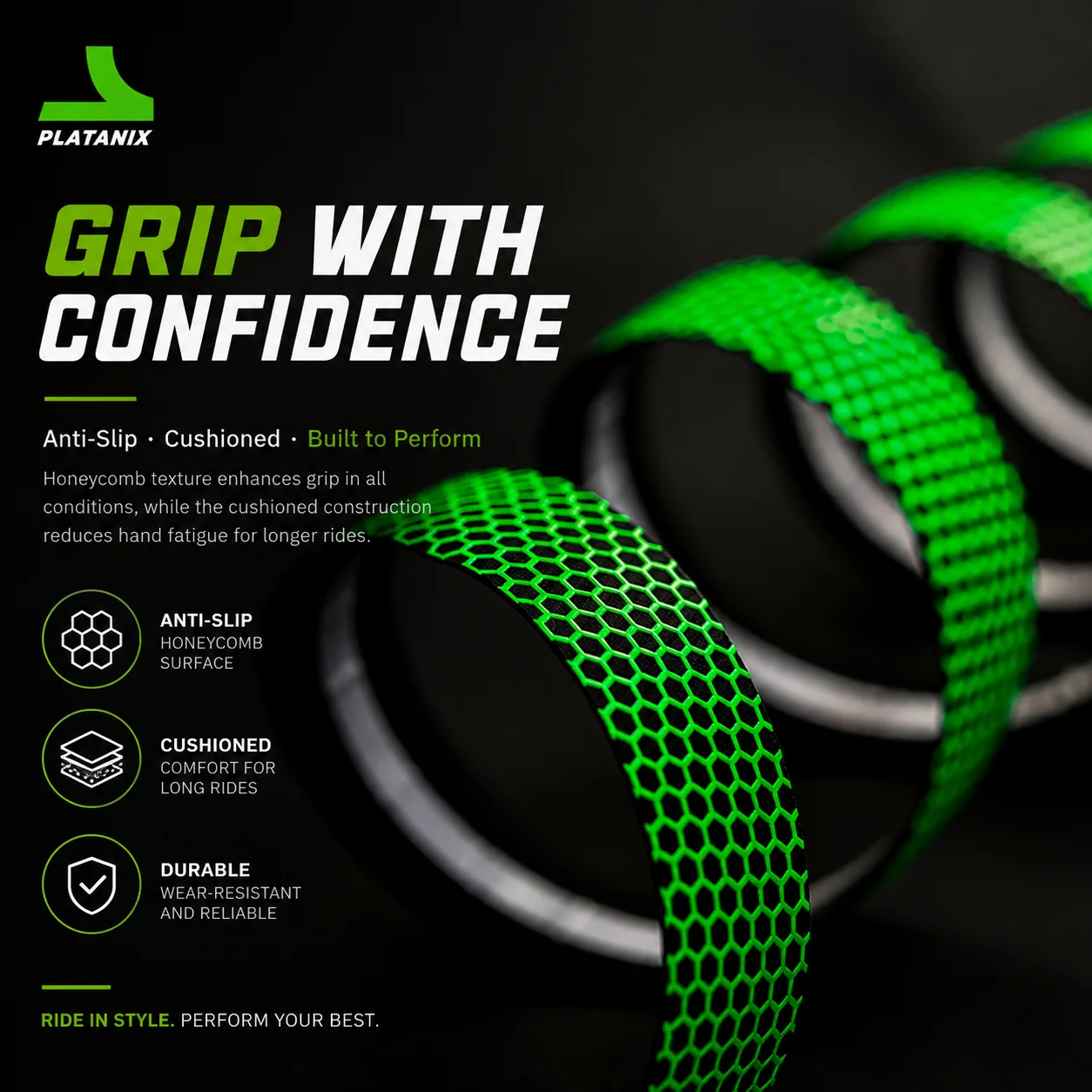 Bike Handlebar Tape - PLATANIX Cinta de Manillar para Bicicleta
