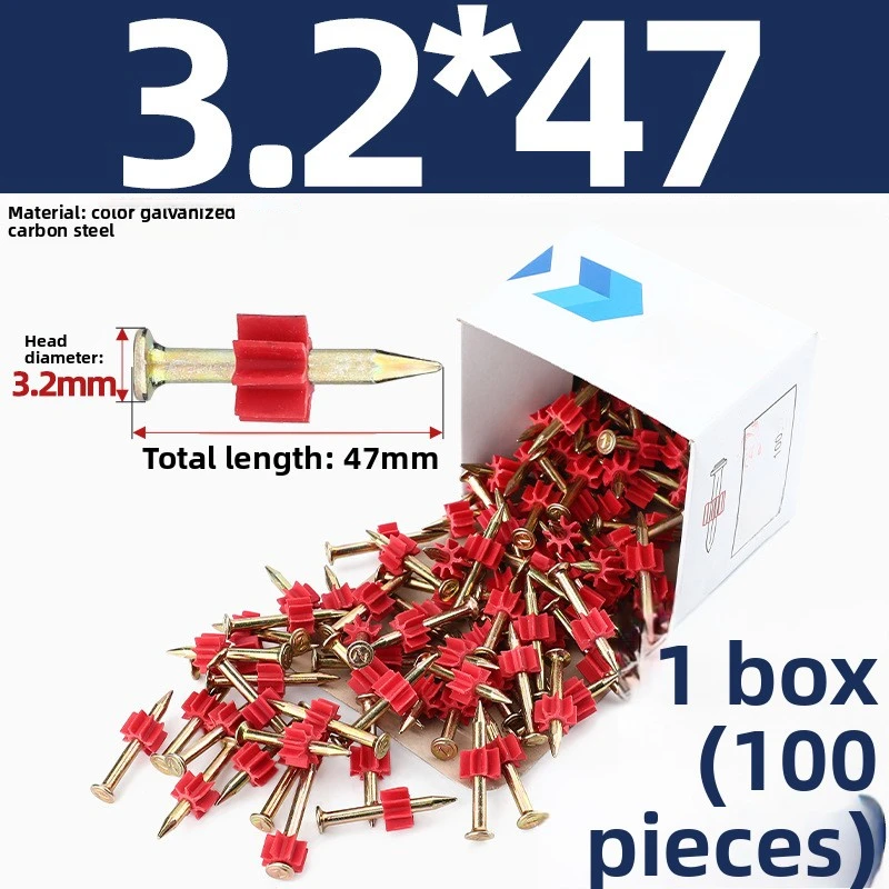 High-Strength Hard Steel Nails Cement Nails Air Conditioner Nails Picture Hanging Nails Wall Nails Fixing Tool Advertising Nails