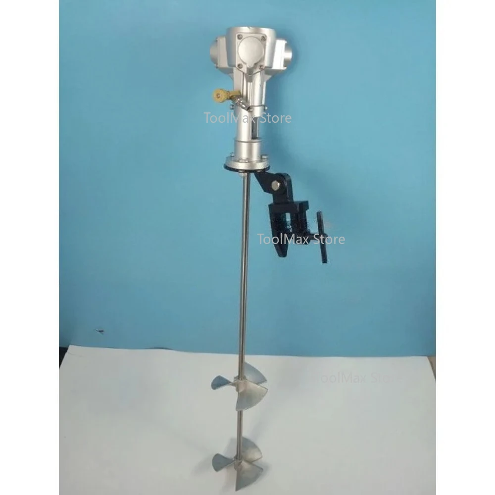 

Пневматический горизонтальный лопастной миксер на 50 галлонов для перемешивания химикатов, взрывозащищенный, для красок, покрытий и пескоструйной обработки