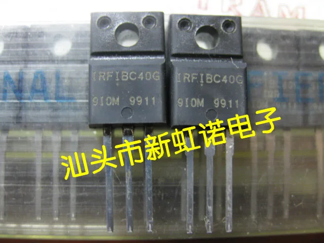 5 pçs/lote novo original irfibc40g circuito integrado triode em estoque