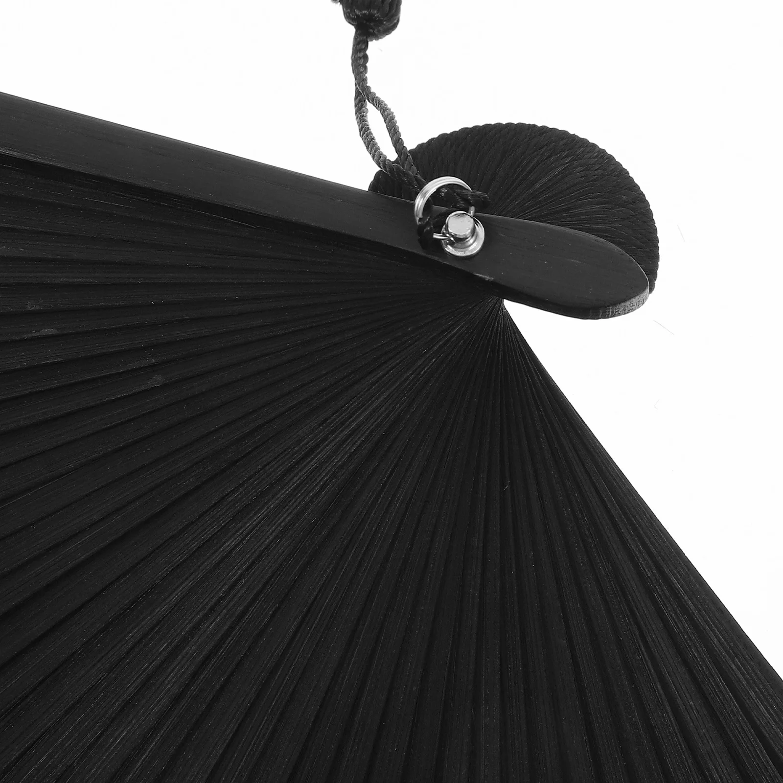 

Folding Fan Black Classic Retro Hand Fan Portable Summer Travel Accessory Dance Party Wedding Decoration Gift Idea