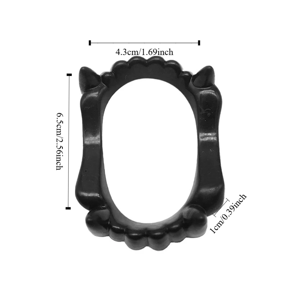 Prothèses lumineuses en plastique pour loup-garou, 10 pièces/ensemble, fausses dents d'halloween, accessoire de Costume de Cosplay, fausses dents de Zombie, mascarade