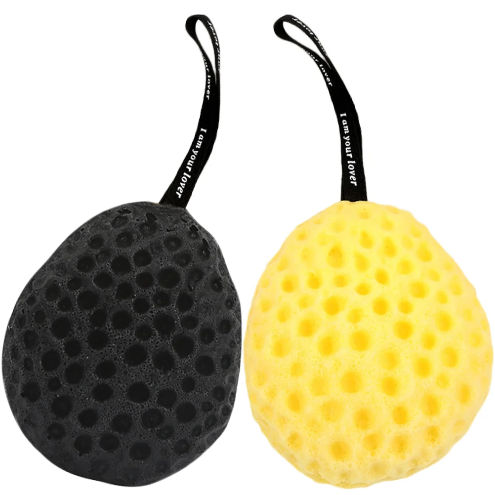 2 Pcs Honeycomb Bath Ball Portable Shower Body Scrubber Loofah Sponges Household Bathtub Bathing Skin