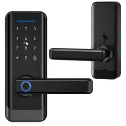 Tuya Wifi Security Protection Waterproof Electronic Gate Remote Control Lock Smart fingerprint Currency Smart door lock