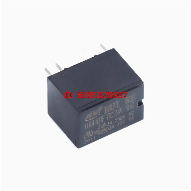 10piece  HK4101F-DC5V-SHG 、HK4101F-DC12V-SHG 、HK4101F-DC24V-SHG 、HK4101F-DC3V-SHG  DIP-5  3A  Brand new signal relay