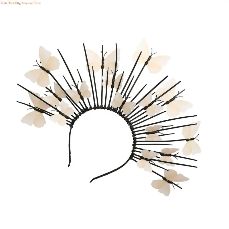 G92D leśna ozdoba do włosów w kształcie motyla symulowana konstrukcja dla dziewczynek do odgrywania ról