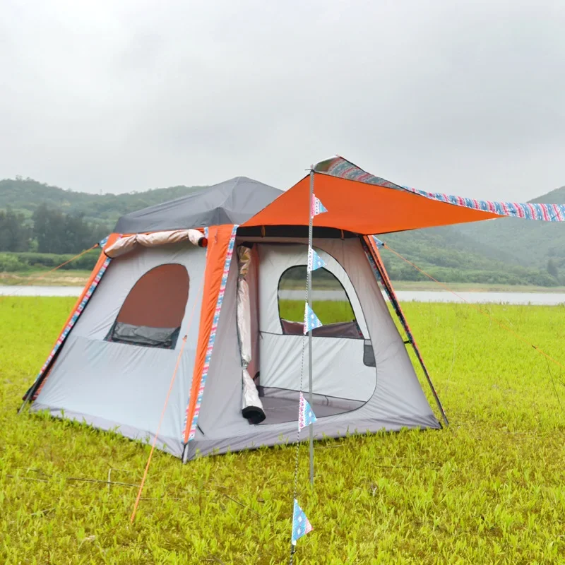 

Automatic Tent Rain Protection Sun Protection Beach Shade Portable Camping Multi-person Tent