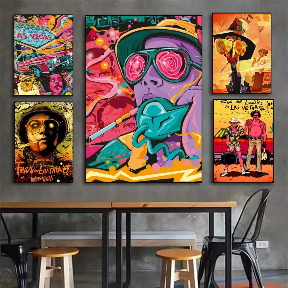 Band Fear and Loathing Vegas Poster Durable HD PVC Wall Art - Waterproof Dustproof Easy Install For Home Cafe