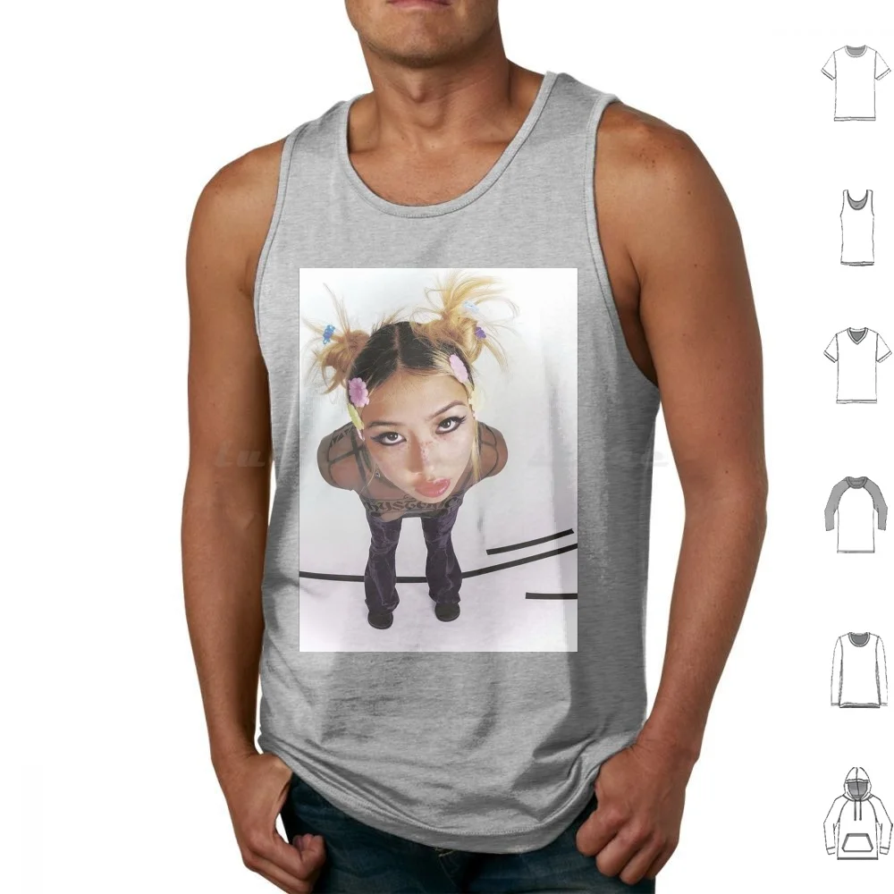 Beabadoobee Tank Tops Vest Sleeveless Radvxd Beabadoobee Beatrice Laus Fake It Flowers Aesthetic Photography Edgy Photography