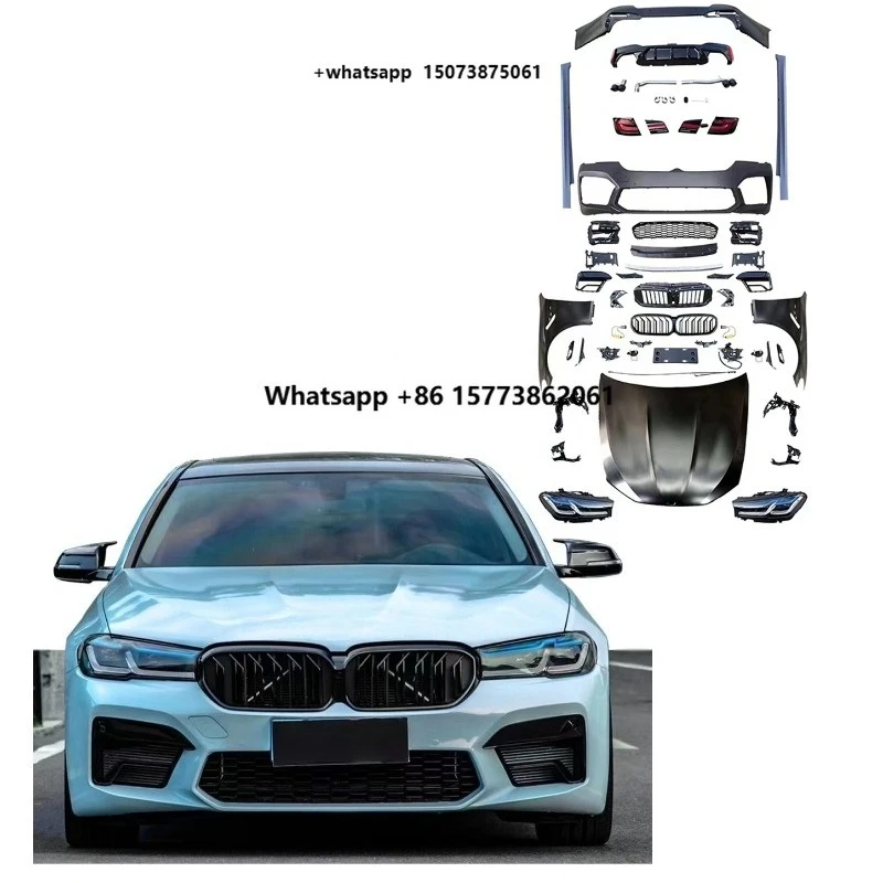

Upgraded Facelift Car Conversion Bumper Bodykit for F10 F18 Old to New Change Convert to G30 LCI M5 Look Body Kits