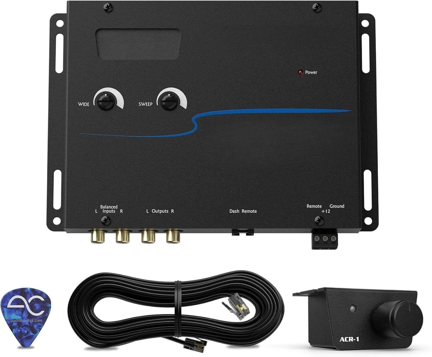 معالج التحكم في استعادة الجهير الرقمي، معزز معزز صوت السيارة مع جهاز التحكم عن بعد السلكي (أسود) جودة البيع الساخن #2