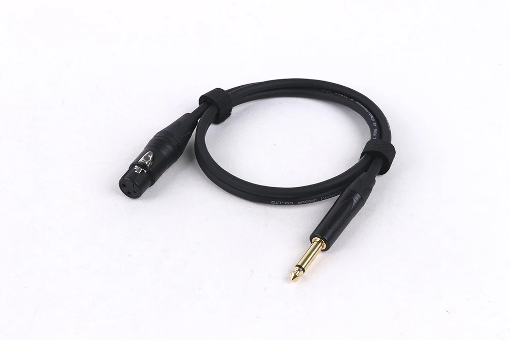6,35 mm Mono-Stecker TS-Buchse auf 3-poliges XLR-Stecker/Buchse Audiokabel für Pro-Aufnahme, Verlängerung, Mikrofon, Kabel, Mixer, Lautsprecher, Verstärker, Live – Detail 14