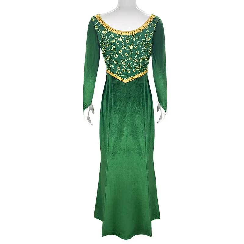 Monster Sek Cosplay een Dr loween Costume da piantina di ruolo Fiona Princ Ele Abbigliamento tradizionale cinese da donna