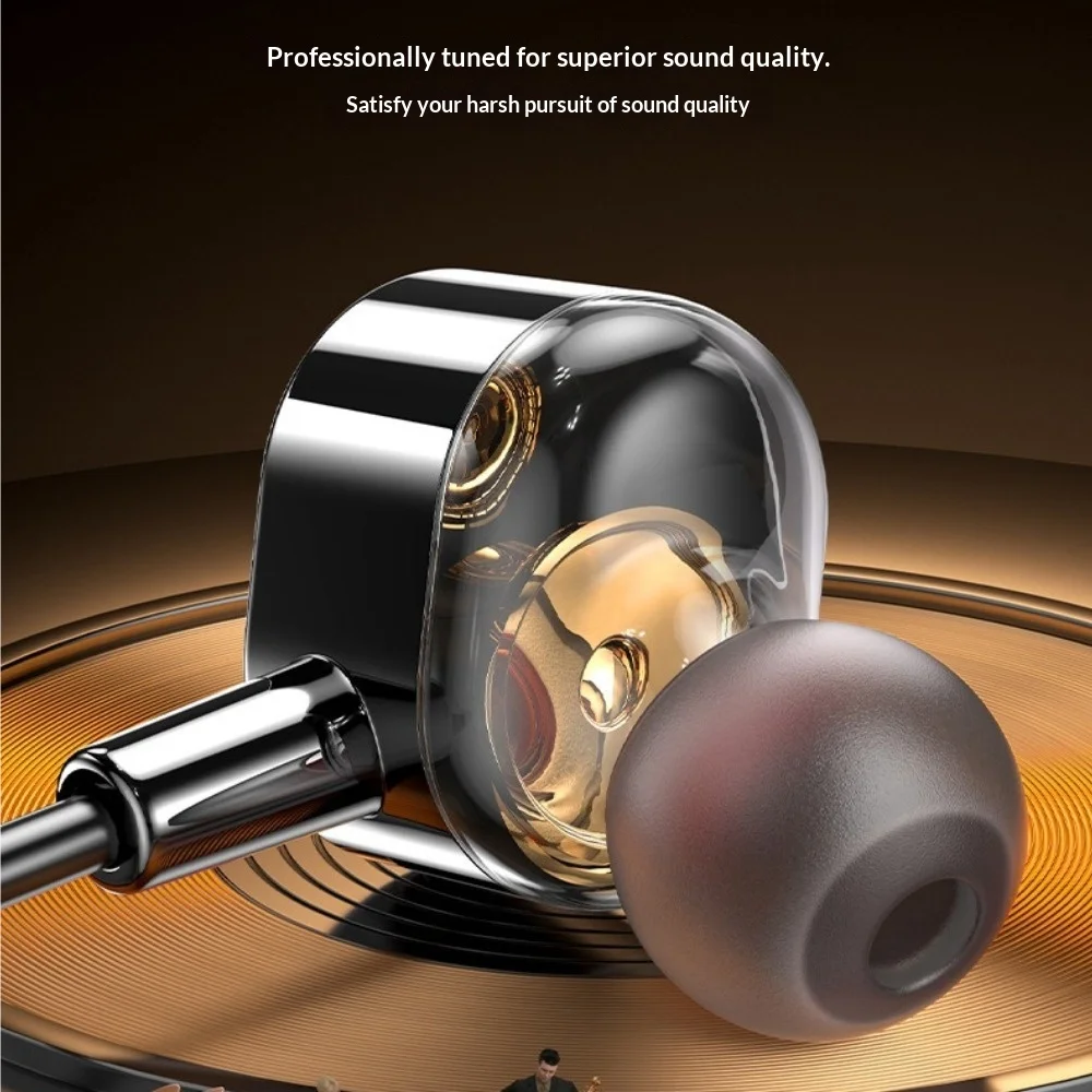 High Appearance Value Neck-hung Bluetooth Headphones 2025 New Version Noise Cancellation HIFI Sound Quality Ultra-Long Battery L view 5