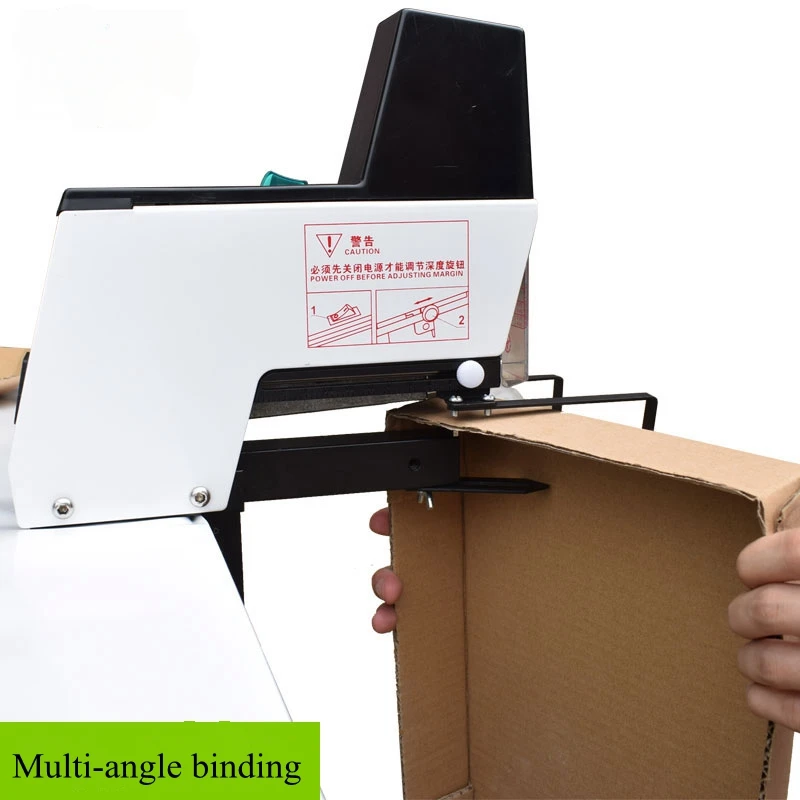 

Electric Carton Heavy Duty Stapler PVC Packing Box Stapler Various Boxes Inner Box Hanging Bag Rotating Binding Stapler ST-102