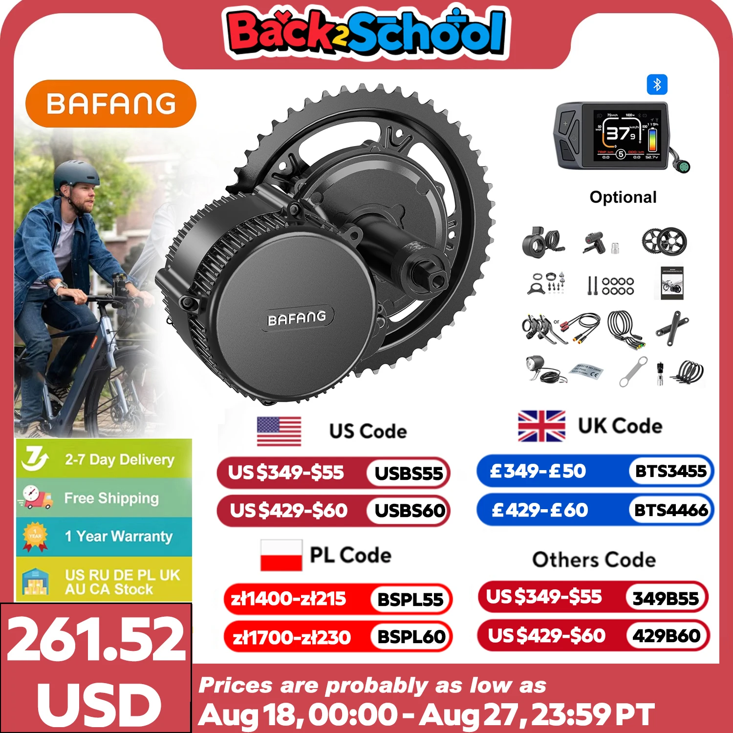 

Комплект Bafang 750 Вт, 48 В, двигатель со средним приводом BBS02 BBS02B, комплект для переоборудования электрического велосипеда eBike, мощный центральный двигатель для электронного велосипеда 68 мм 100 мм