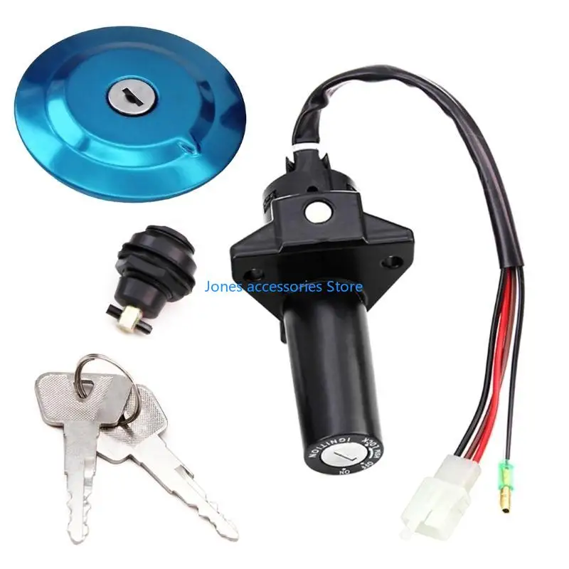 

W8KD Motorcycle Ignition Switch Caps Lock Car Accessories for YBR125
