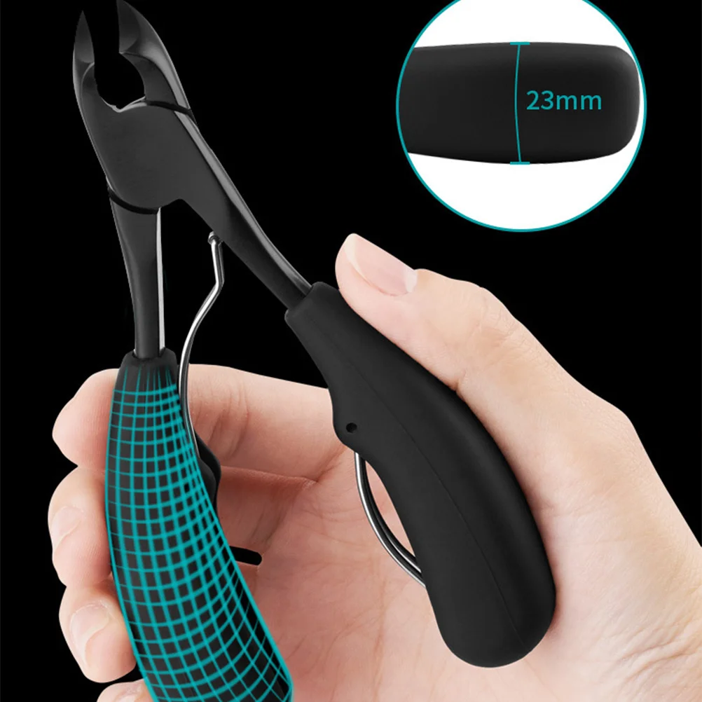 

1pc Stainless Steel Double Spring Clipper For Smooth Filing Durable Trimmer Tool Ideal Home Travel Manicure Pedicure Kit Nail