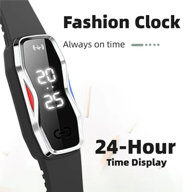 ABUN-Ultrasonic Watch Smart Outdoor Step Counting Display Charge Multi-Functional Wristband