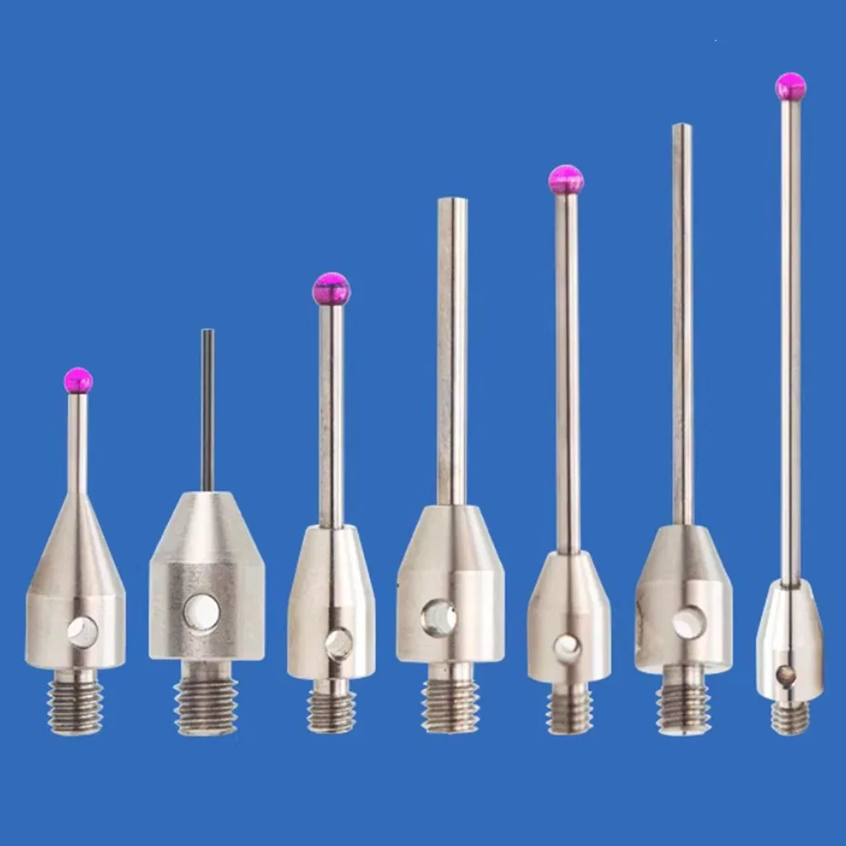Three coordinate probe tungsten steel measuring needle ruby measuring head CNC machine tool dedicated measuring needle M4