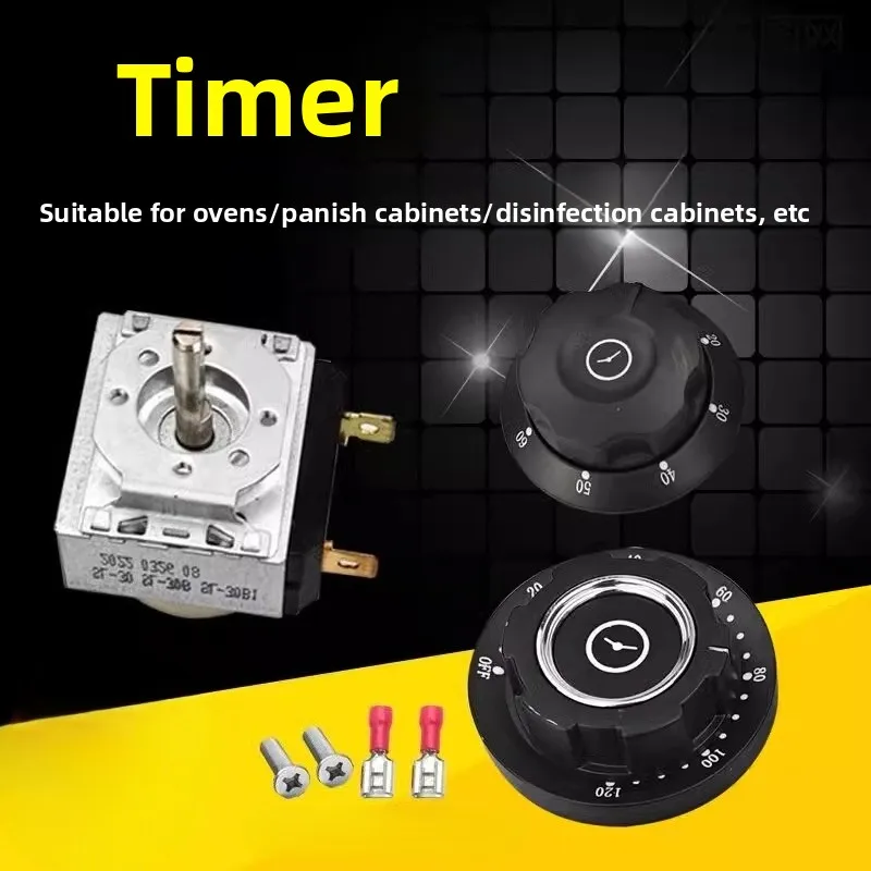 Suitable for disinfection cabinet, steaming cabinet, oven 30/60/90/ 120 minutes with bell timer switch